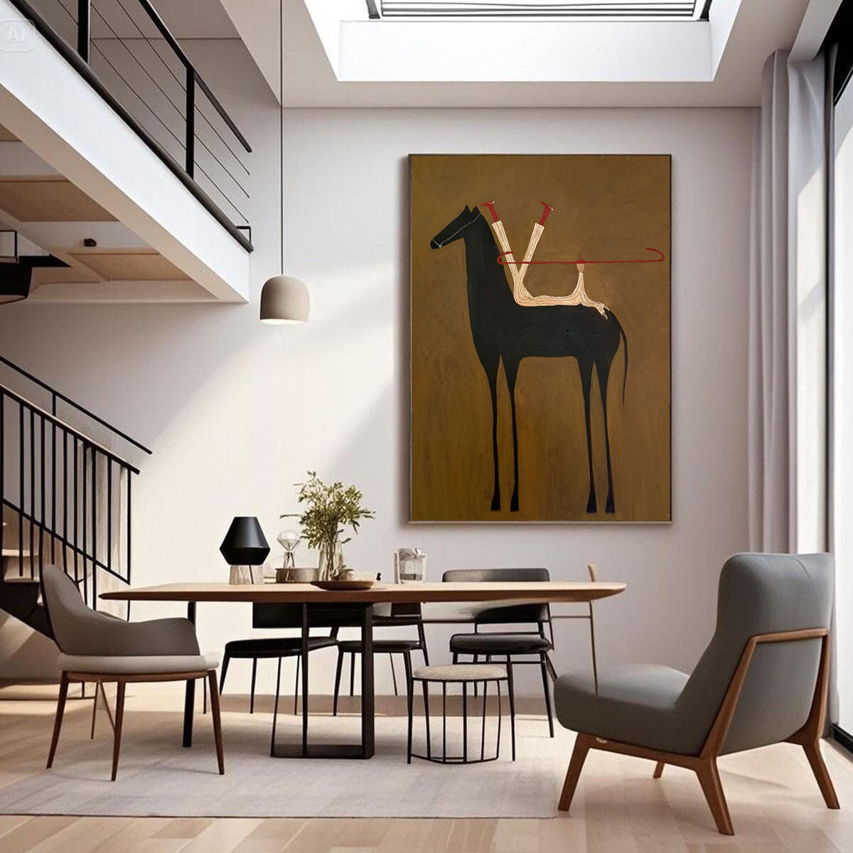 The Silent Steed -- Abstract Animal Symbolism