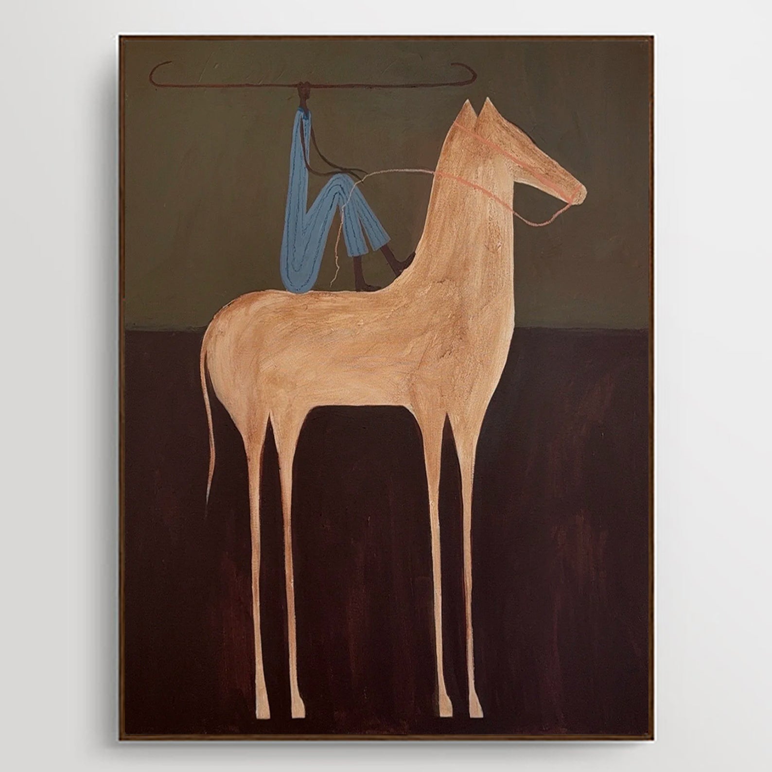 Bound Yet Standing -- Abstract Animal Symbolism Art