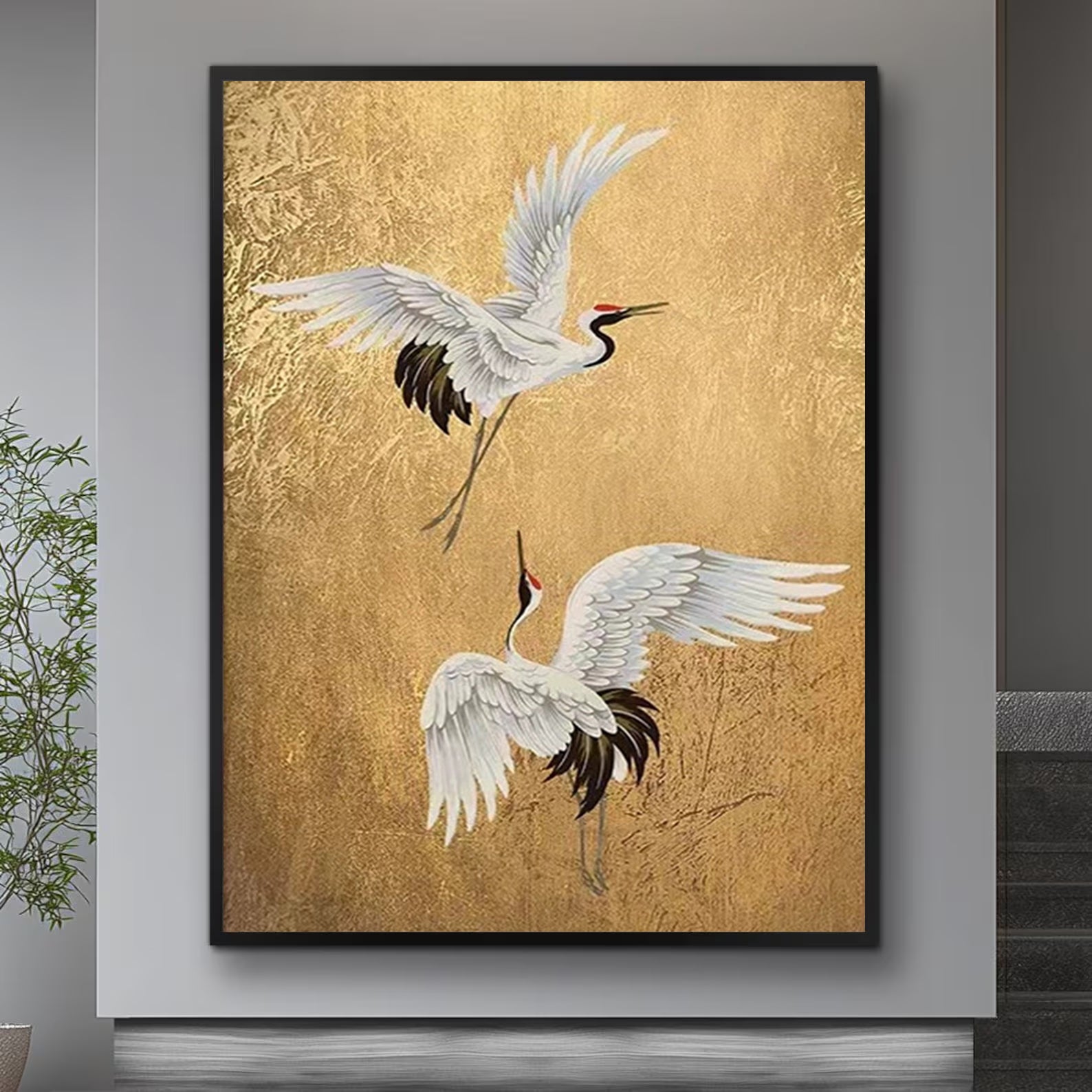 Wings of Radiance -- Contemporary Metallic Wildlife Art