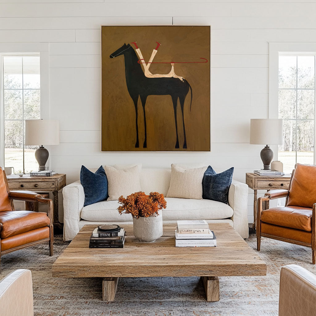 The Silent Steed -- Abstract Animal Symbolism