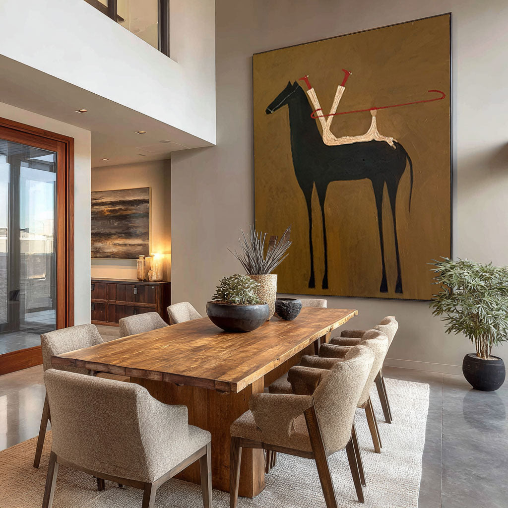 The Silent Steed -- Abstract Animal Symbolism