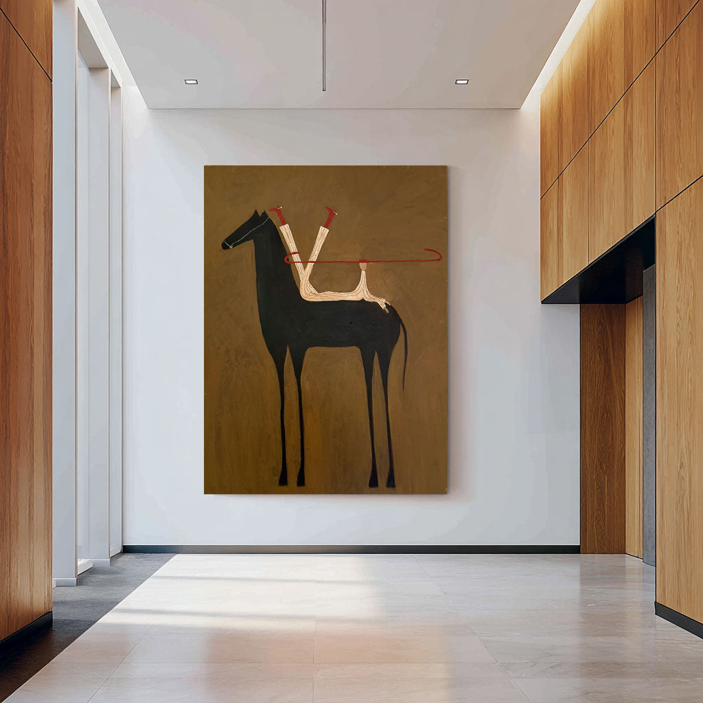 The Silent Steed -- Abstract Animal Symbolism