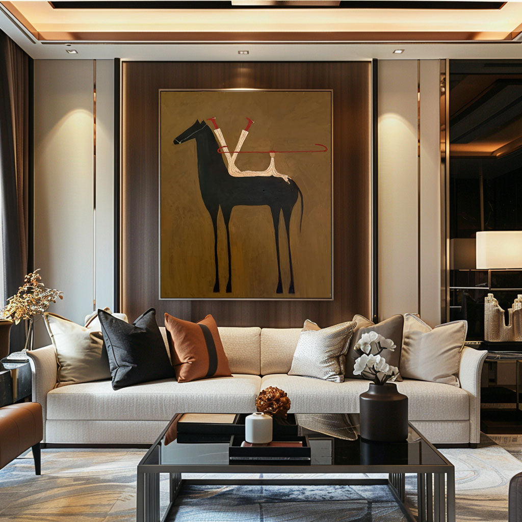 The Silent Steed -- Abstract Animal Symbolism