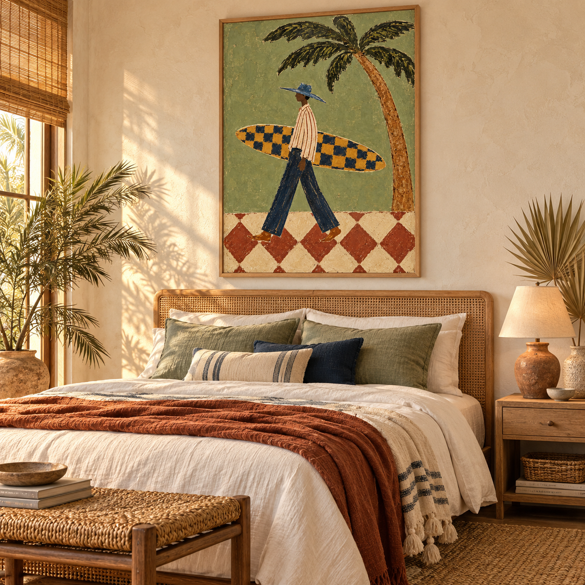 Coastal Surf Sage Green Painting