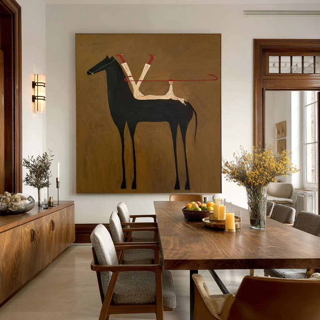 The Silent Steed -- Abstract Animal Symbolism